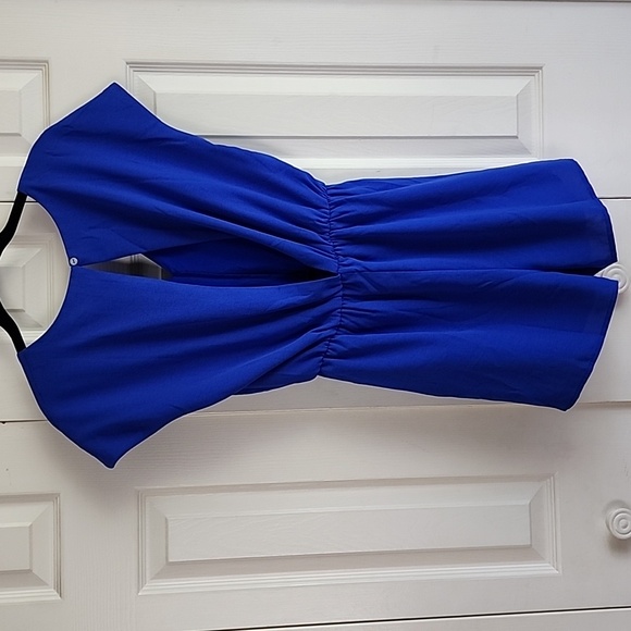 She & Sky Blue Romper with Keyhole - Picture 3 of 5